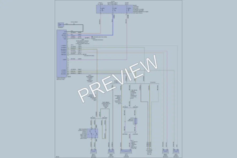 2010 Ford E150 Radio wiring diagram preview