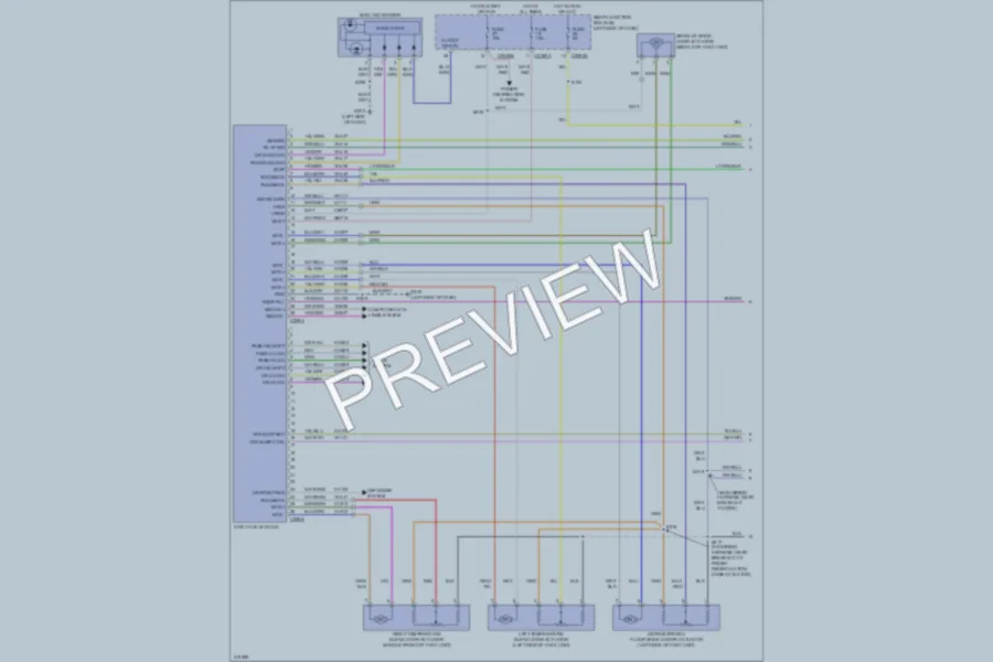 2010 Ford Edge Air Conditioning wiring diagram preview