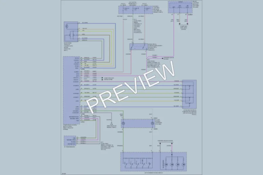 2010 Ford Edge Cruise Control wiring diagram preview