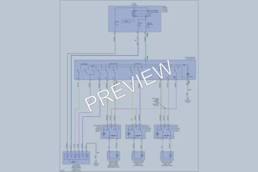 2010 Ford Edge Power Windows wiring diagram preview