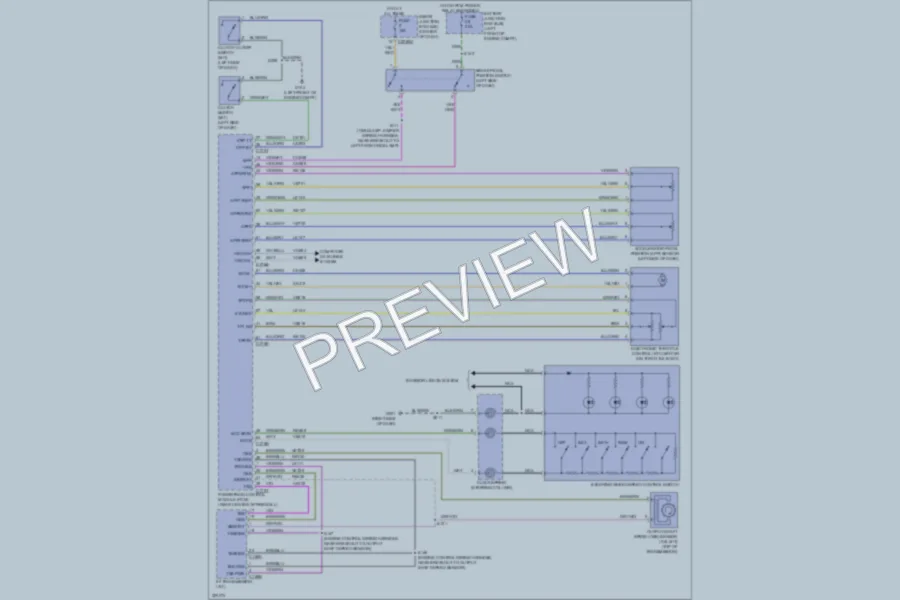 2010 Ford Escape Cruise Control wiring diagram preview