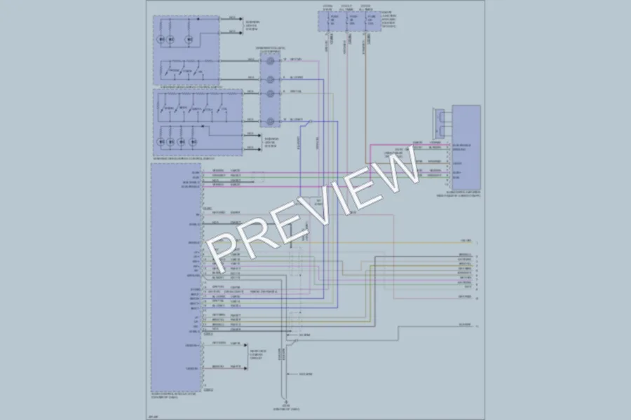 2010 Ford Escape Navigation wiring diagram preview