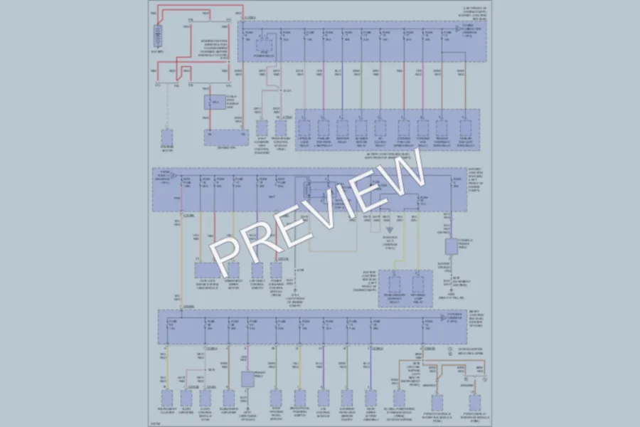 2010 Ford Escape Power Distribution wiring diagram preview