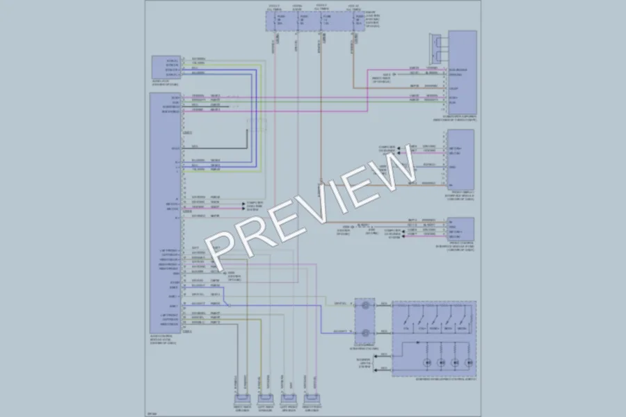 2010 Ford Escape Radio wiring diagram preview