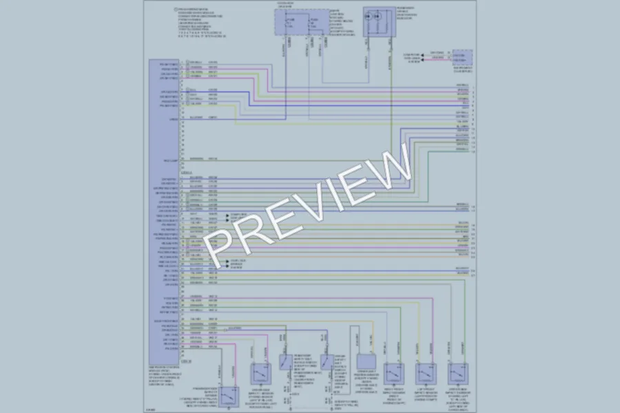 2010 Ford Escape Supplemental Restraints wiring diagram preview
