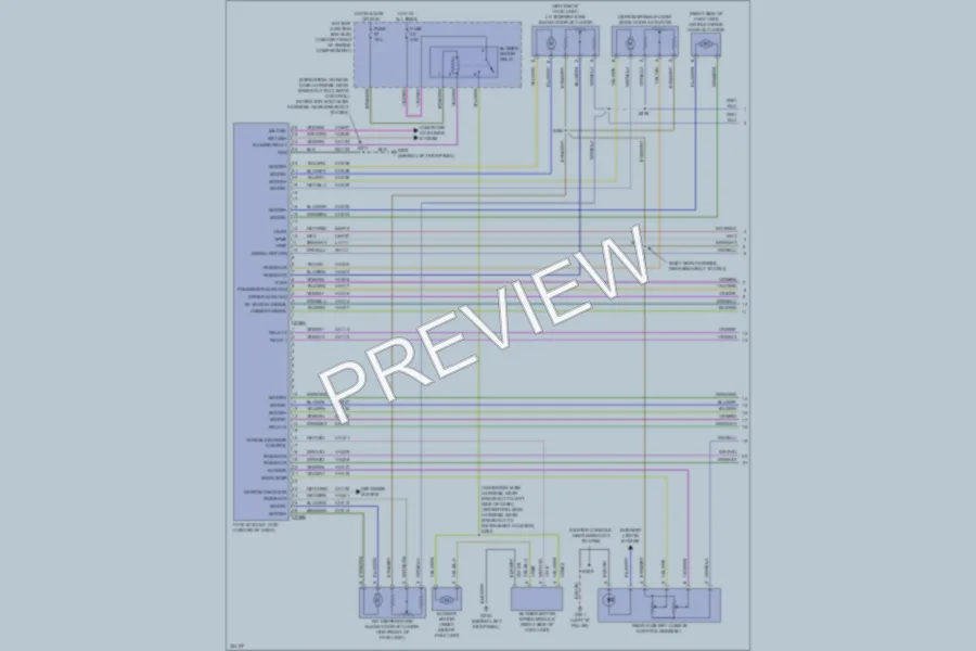 2010 Ford Expedition Air Conditioning wiring diagram preview