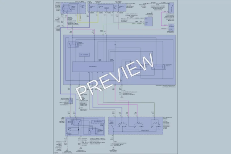 2010 Ford Expedition Wiper Washer wiring diagram preview