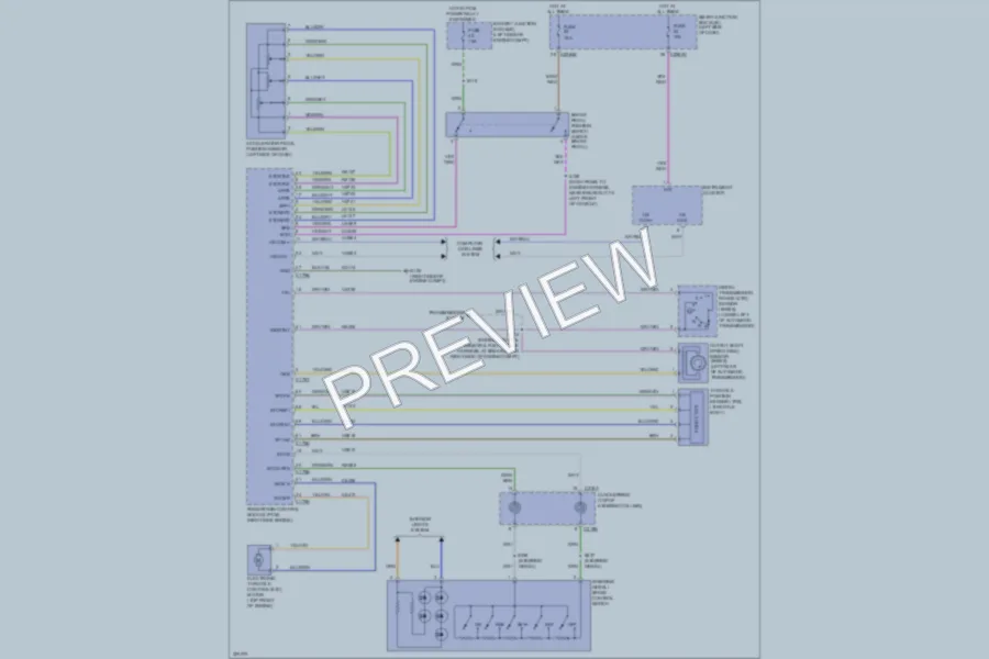 2010 Ford Explorer Cruise Control wiring diagram preview