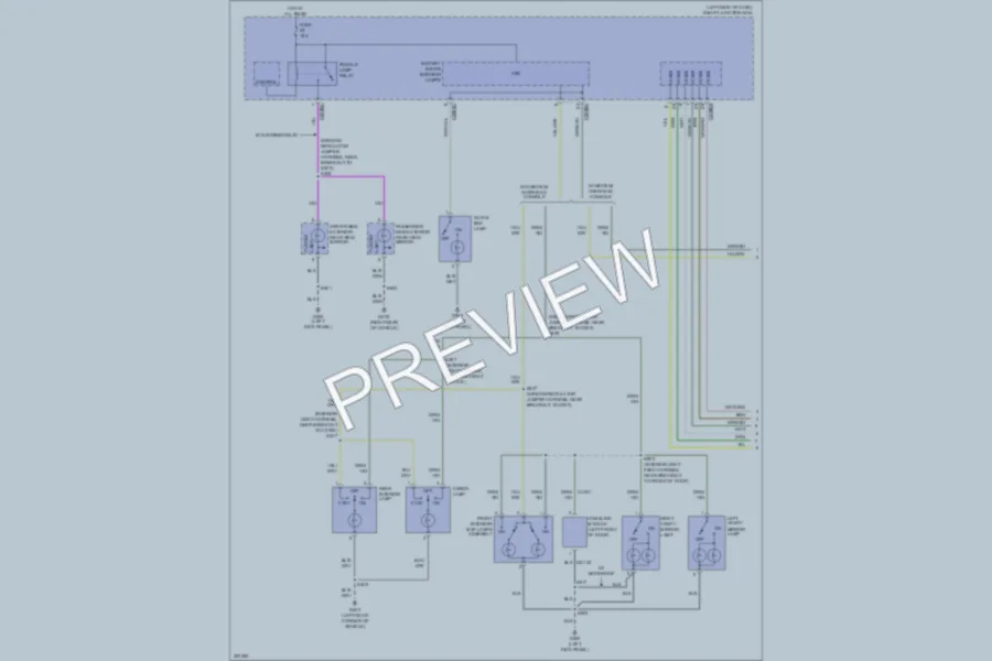 2010 Ford Explorer Interior Lights wiring diagram preview