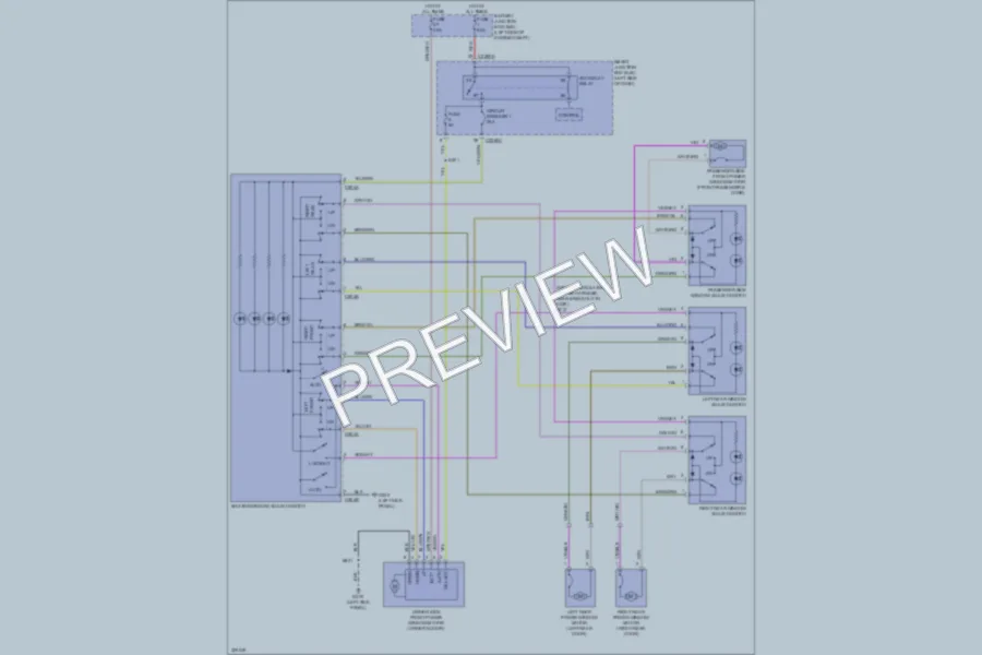 2010 Ford Explorer Power Windows wiring diagram preview