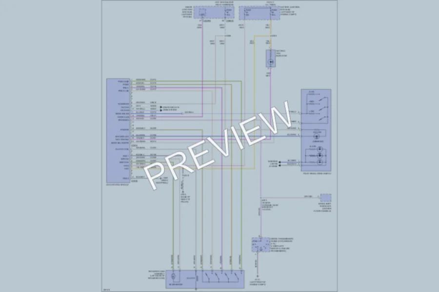 2010 Ford Explorer Transmission wiring diagram preview