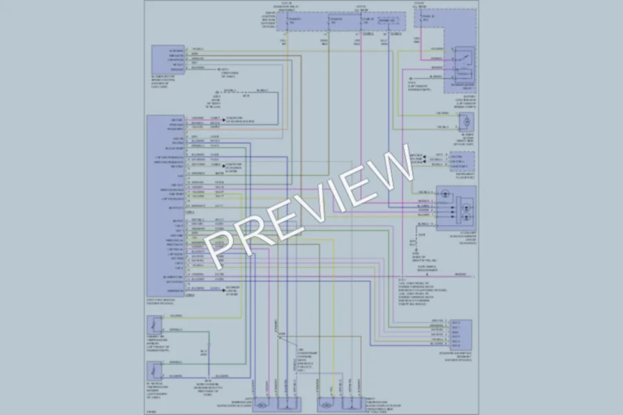 2010 Ford ExplorerSportTrac Air Conditioning wiring diagram preview
