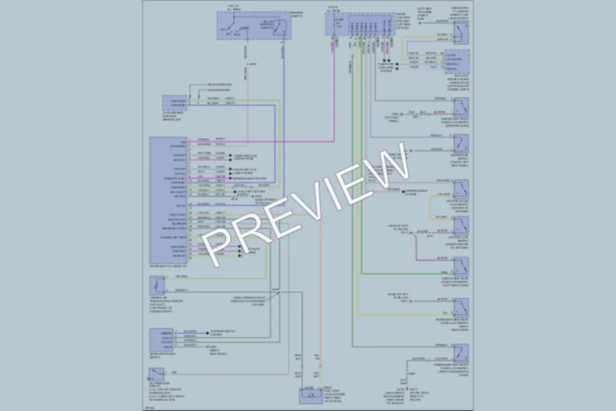 2010 Ford ExplorerSportTrac Instrument Cluster wiring diagram preview