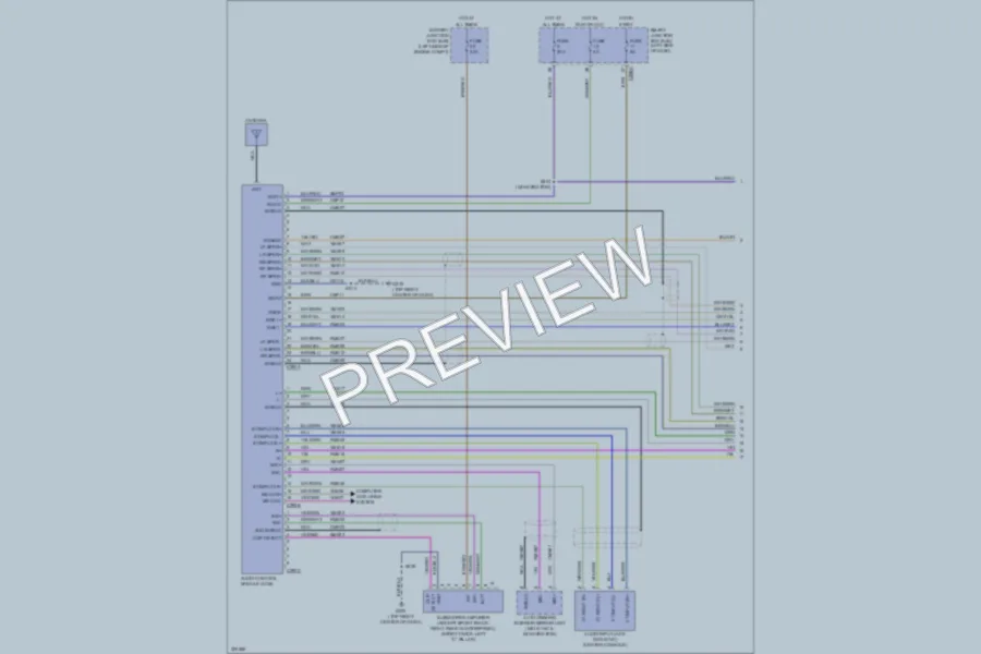 2010 Ford ExplorerSportTrac Navigation wiring diagram preview