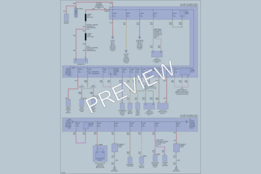 2010 Ford ExplorerSportTrac Power Distribution wiring diagram preview