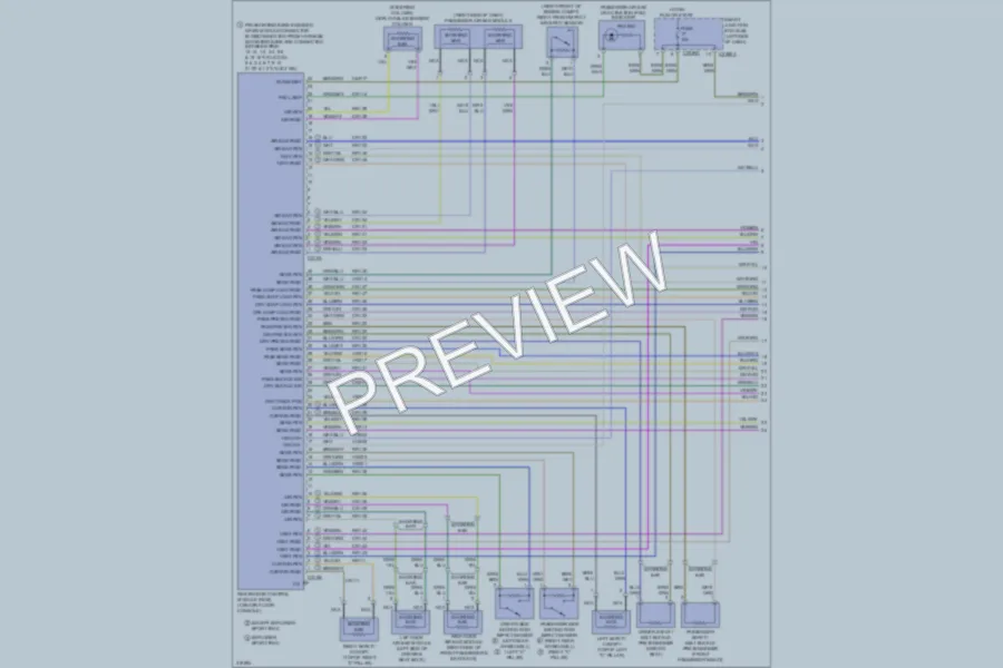 2010 Ford ExplorerSportTrac Supplemental Restraints wiring diagram preview