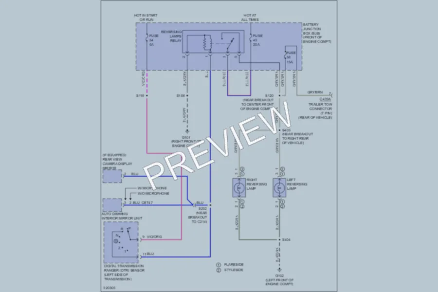 2010 Ford F150 Exterior Lights wiring diagram preview