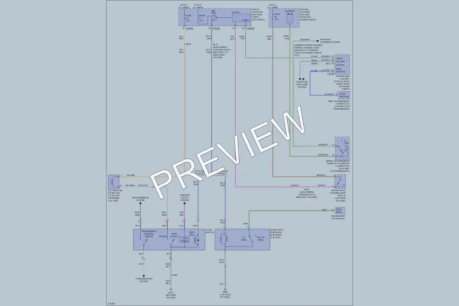 2010 Ford F150 Shift Interlock wiring diagram preview
