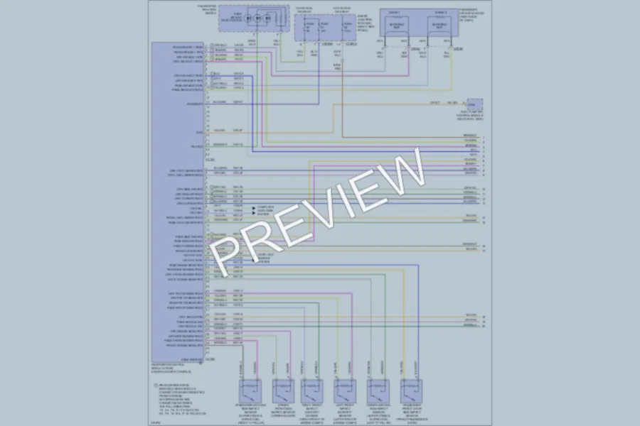 2010 Ford F150 Supplemental Restraints wiring diagram preview