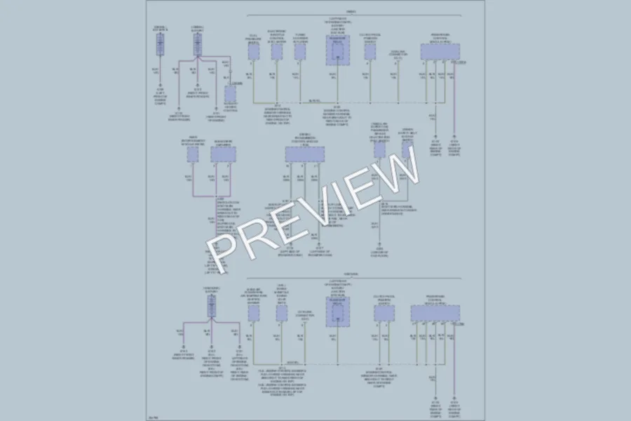 2010 Ford F250 Super Duty Ground Distribution wiring diagram preview