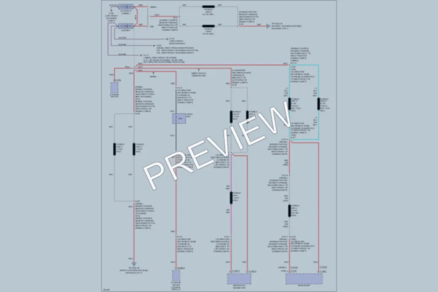 2010 Ford F350 Super Duty Power Distribution wiring diagram preview