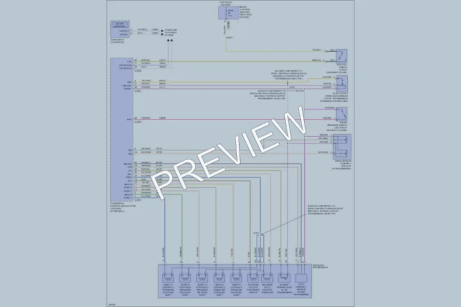 2010 Ford F350 Super Duty Transmission wiring diagram preview