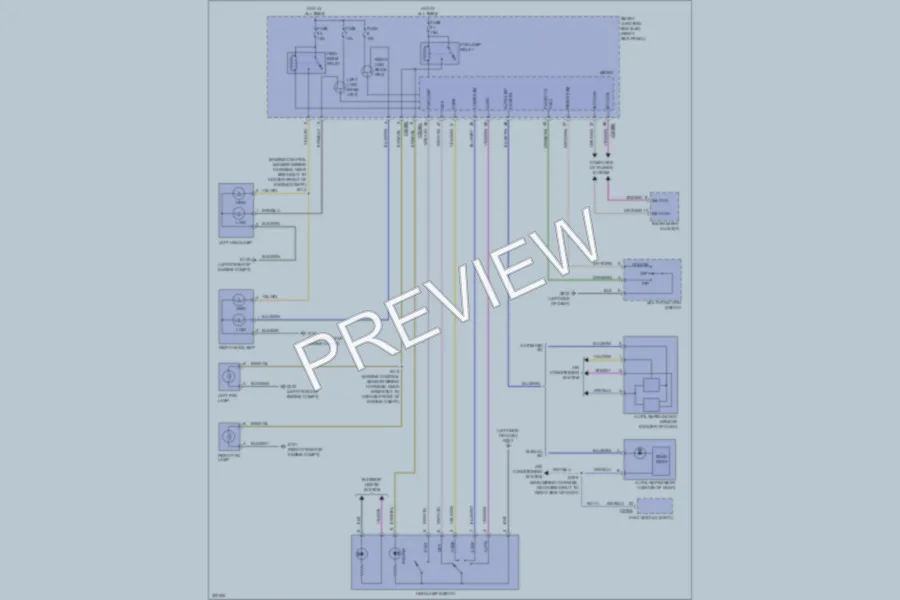 2010 Ford F150 Headlights wiring diagram preview