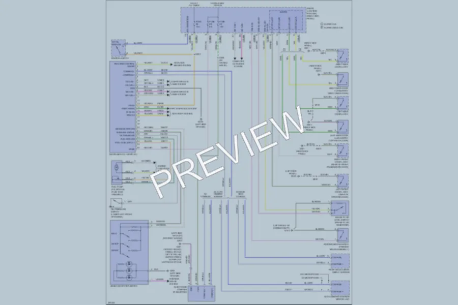 2010 Ford F150 Instrument Cluster wiring diagram preview