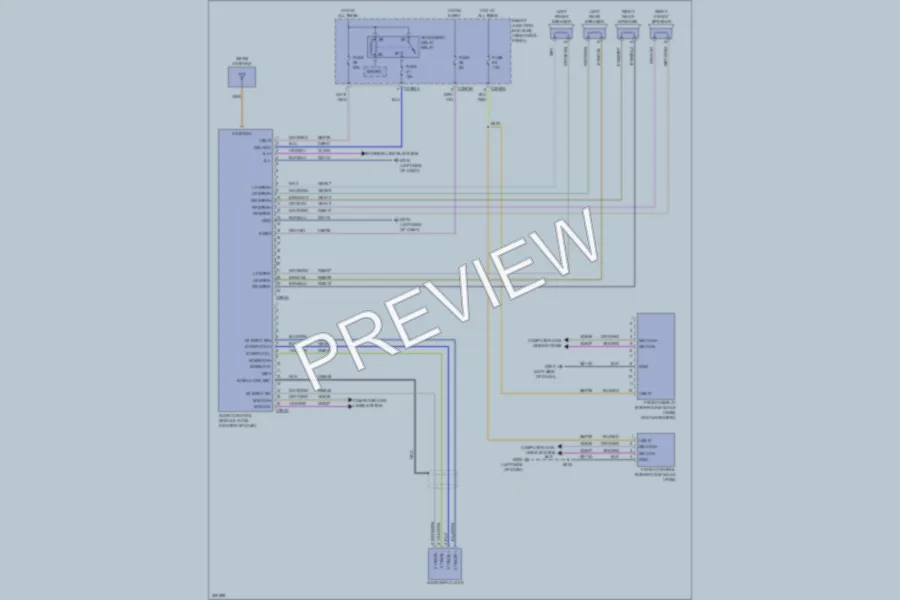 2010 Ford F150 Radio wiring diagram preview