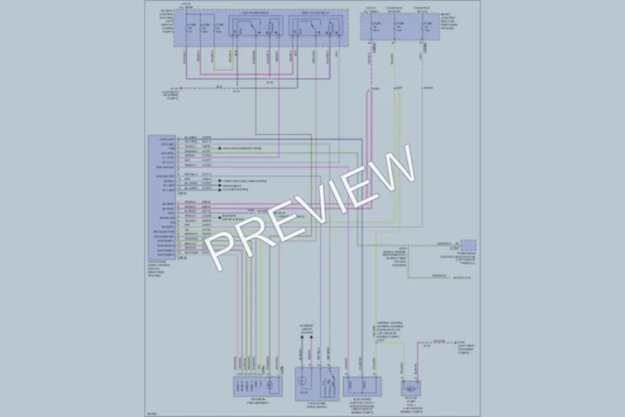 2010 Ford F250 Super Duty Transmission wiring diagram preview