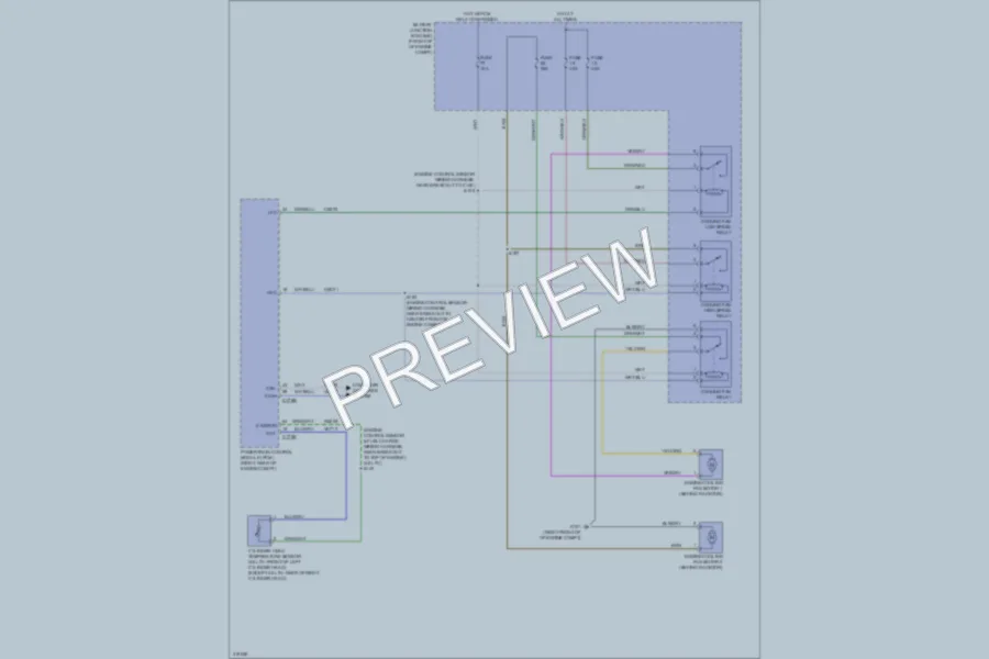2010 Ford F150 Cooling Fan wiring diagram preview