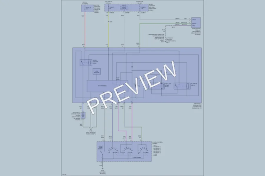 2010 Ford F150 Wiper Washer wiring diagram preview