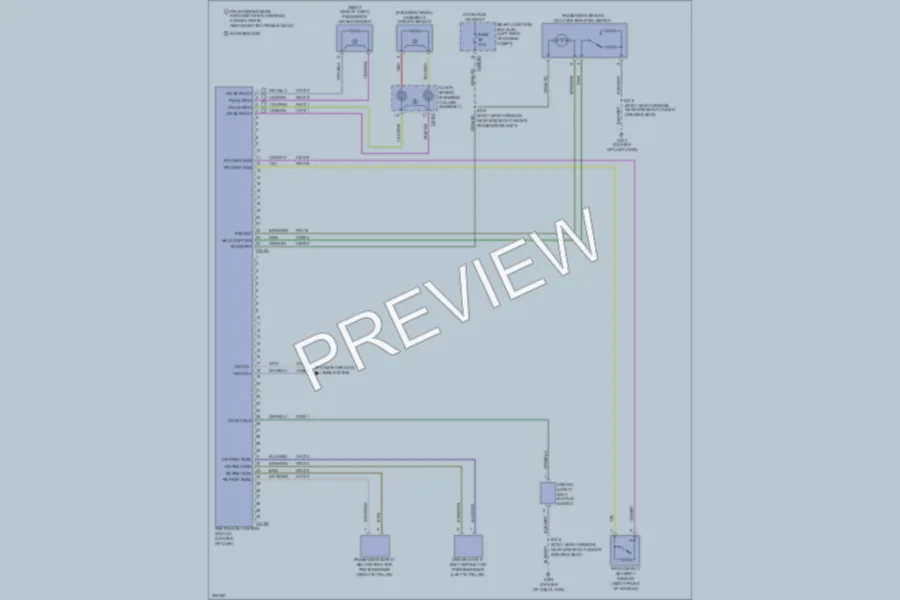 2010 Ford F250 Super Duty Supplemental Restraints wiring diagram preview