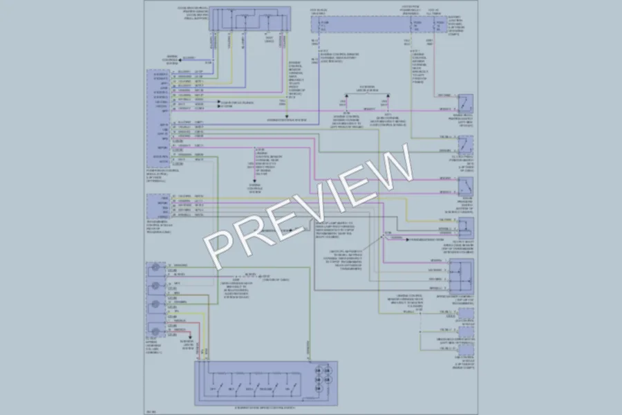 2010 Ford F450ChsCab Cruise Control wiring diagram preview