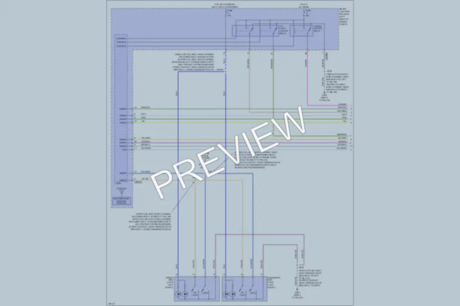 2010 Ford F450ChsCab Power Door Locks wiring diagram preview