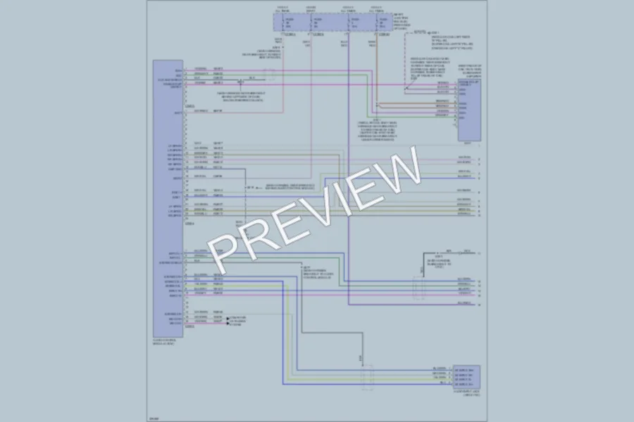2010 Ford F450ChsCab Radio wiring diagram preview