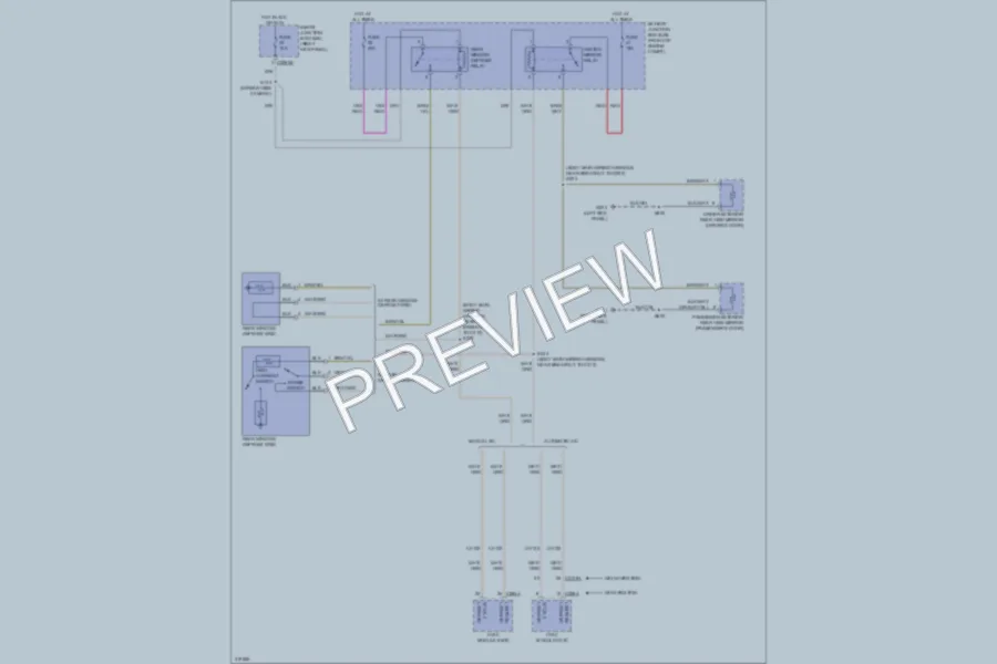 2010 Ford F150 Defoggers wiring diagram preview