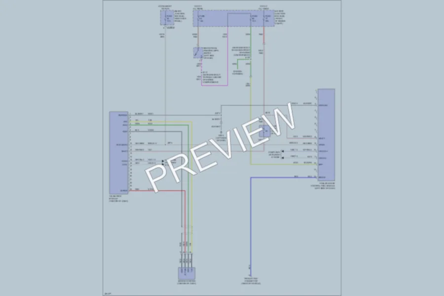 2010 Ford F150 Navigation wiring diagram preview