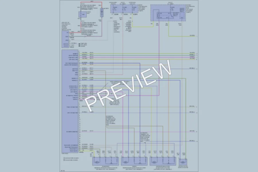 2010 Ford F250 Super Duty Air Conditioning wiring diagram preview