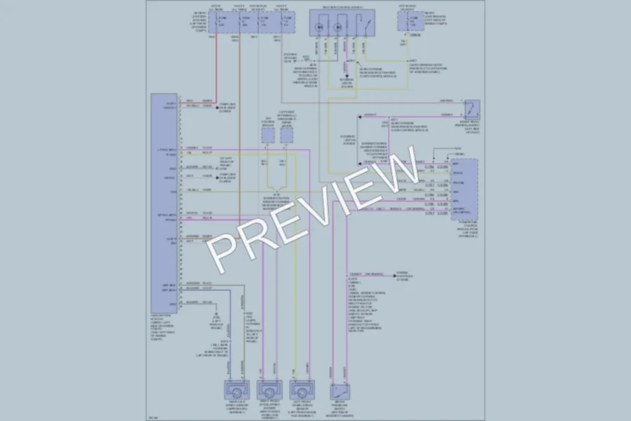 2010 Ford F250 Super Duty Anti Lock Brakes wiring diagram preview