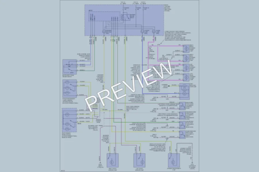 2010 Ford F250 Super Duty Interior Lights wiring diagram preview