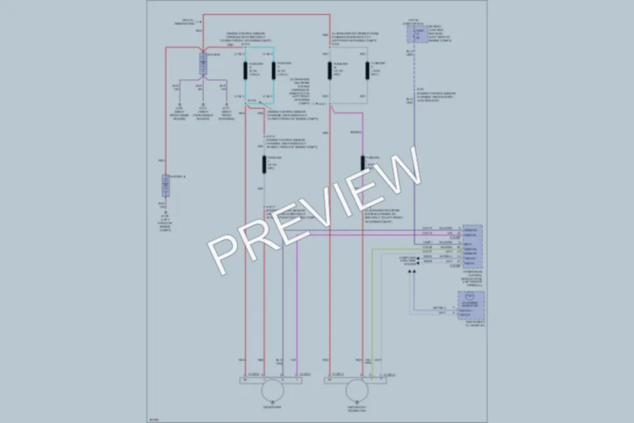 2010 Ford F550ChsCab Starting Charging wiring diagram preview