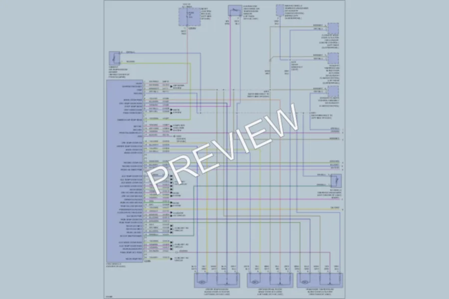 2010 Ford Flex Air Conditioning wiring diagram preview