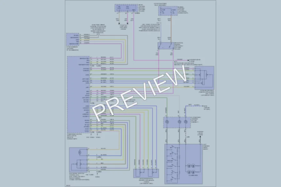 2010 Ford Flex Cruise Control wiring diagram preview