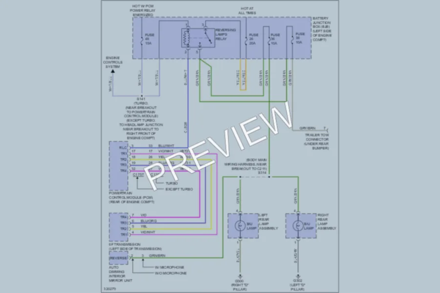 2010 Ford Flex Exterior Lights wiring diagram preview