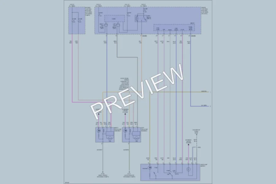2010 Ford Flex Headlights wiring diagram preview