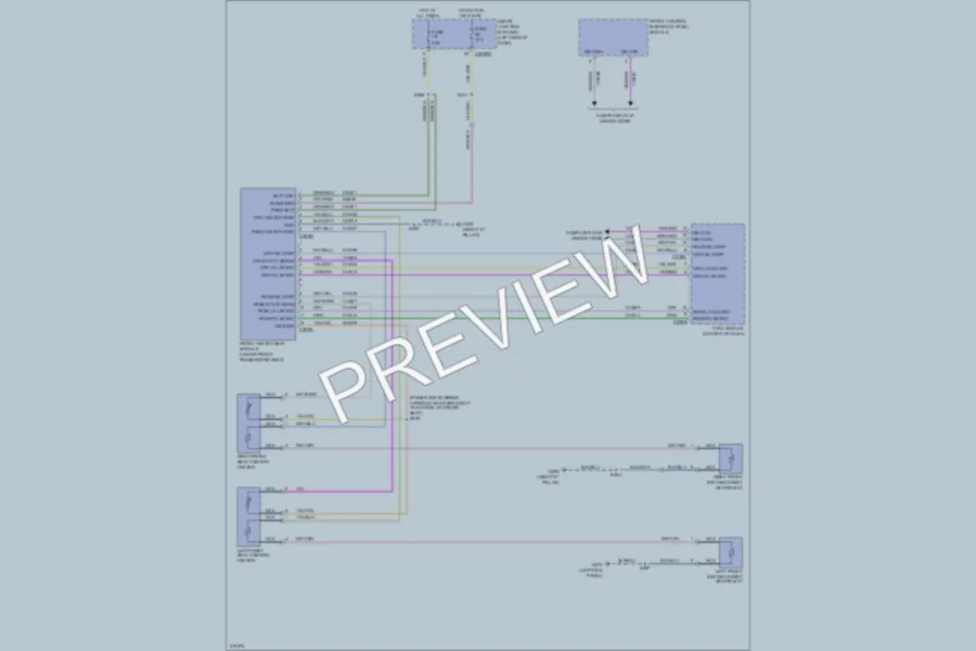 2010 Ford Flex Power Seats wiring diagram preview