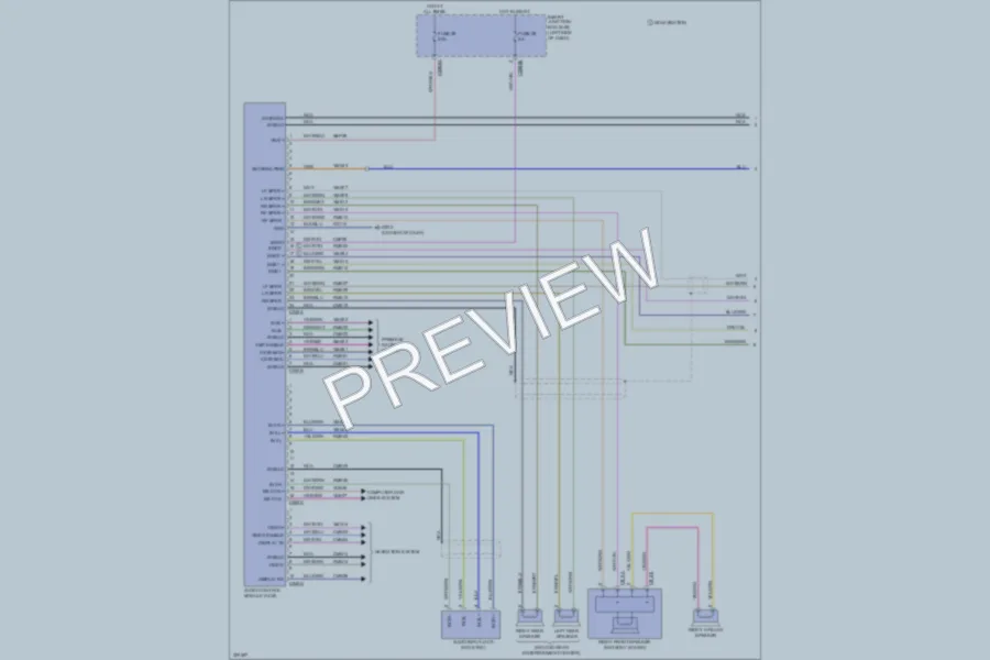 2010 Ford Flex Radio wiring diagram preview