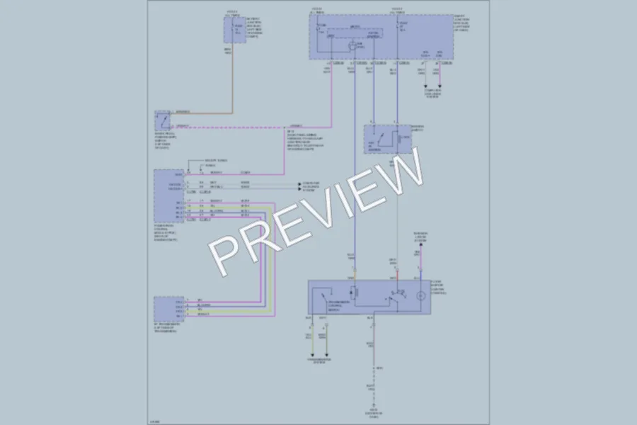 2010 Ford Flex Shift Interlock wiring diagram preview