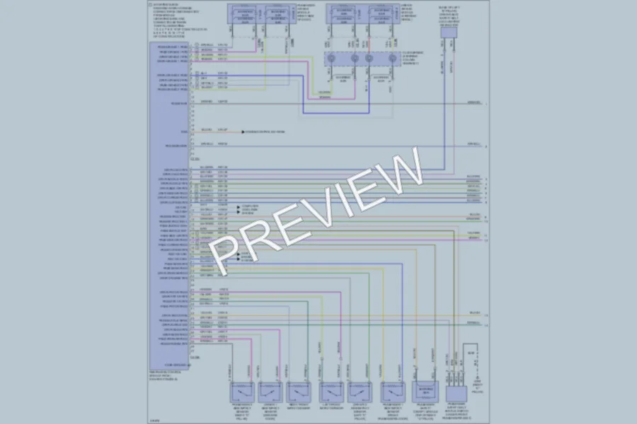 2010 Ford Flex Supplemental Restraints wiring diagram preview